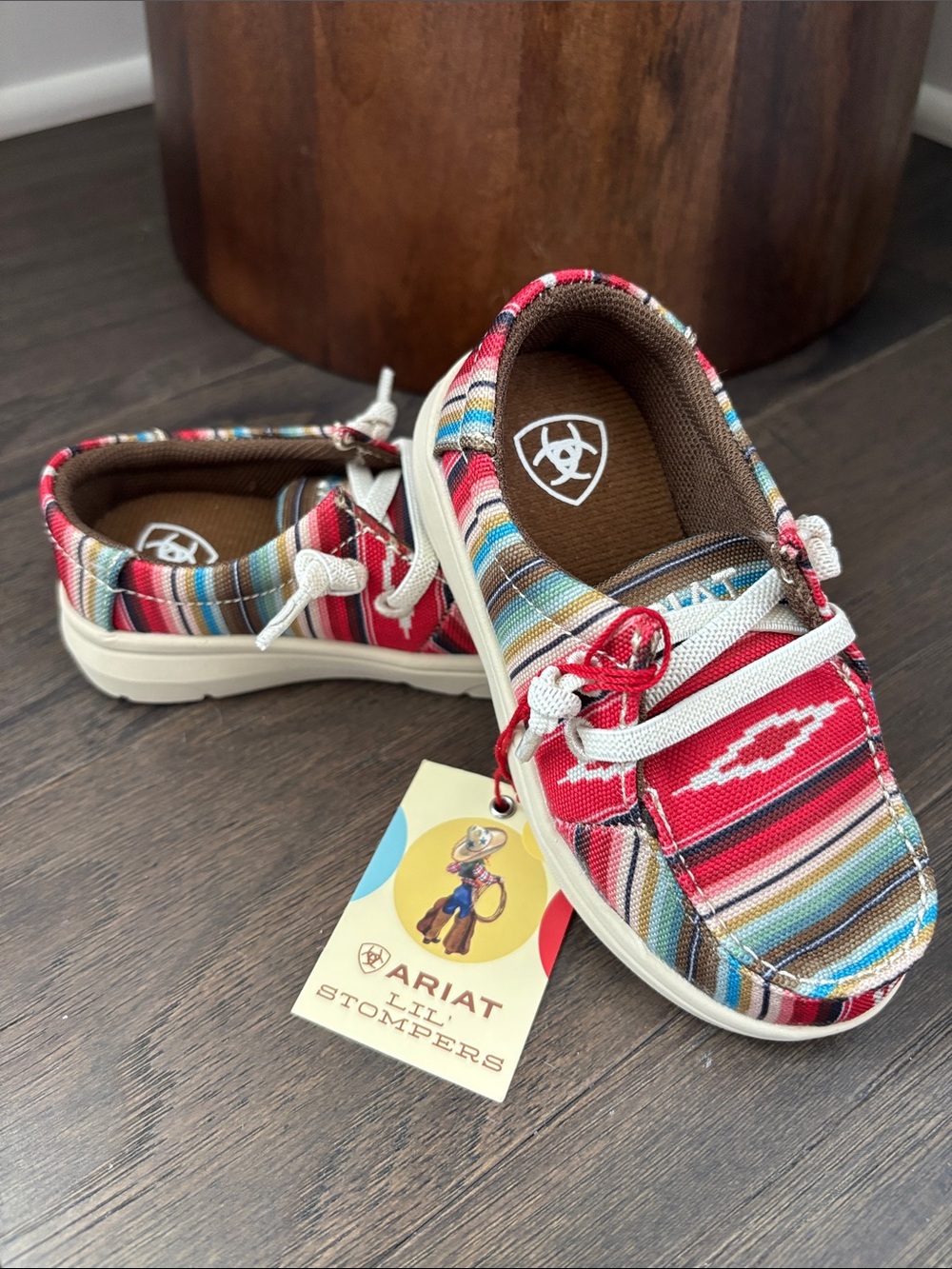 Ariat Lil Stompers Pastel Serape,FLX Foam sole,fabric upper,mesh lined,slip on